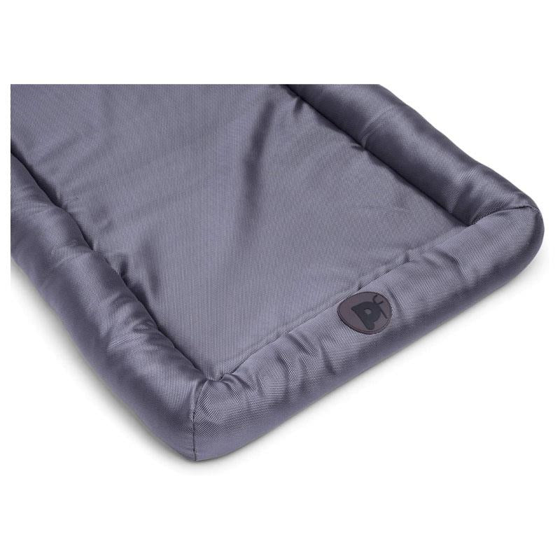 Petface Water Resistant Memory Foam Dog Bolster Mattress Crate Bed Large - Grey