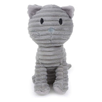Petface Little Lu Lu Cord Puppy Dog Toy Small Breeds Grey