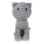 Petface Little Lu Lu Cord Puppy Dog Toy Small Breeds Grey
