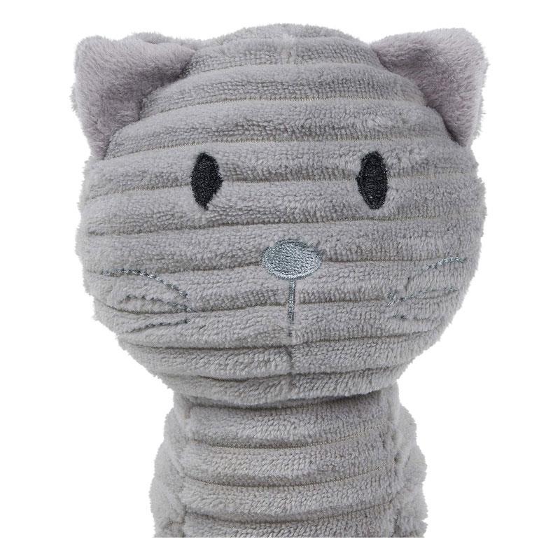 Petface Little Lu Lu Cord Puppy Dog Toy Small Breeds Grey Secondary image