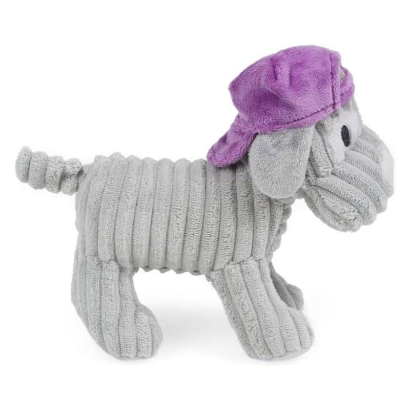 Petface Little Funky Freddi Puppy Dog Toy Grey Secondary image