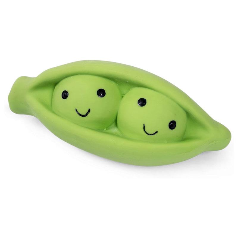 Petface Foodie Faces Latex Pea Pod Dog Toy Small Main image
