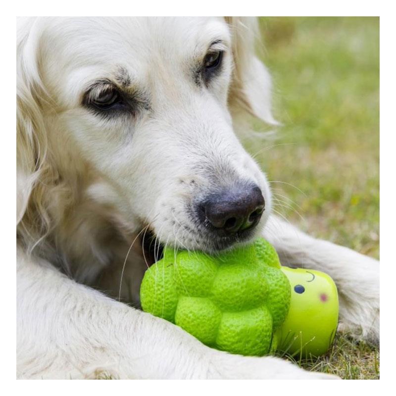 Petface Foodie Faces Latex Broccoli Dog Toy Small Secondary image