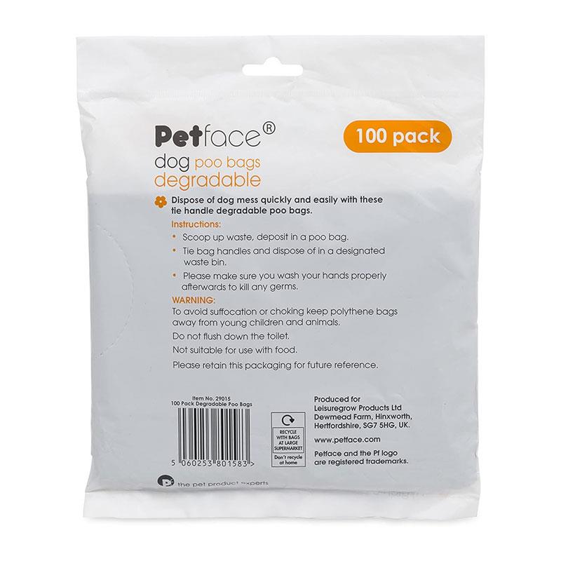 Petface Dog Poop Bags Degradable 100 Pack