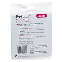 Petface Dog Poop Bags Jasmine Scented 50 Pack