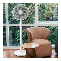 Igenix 12 Inch Pedestal Fan 7 Blades Oscillation 3 Speed Settings - White