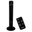 Igenix 35 Inch Oscillating Digital Tower Fan 3 Speed Settings 12 Hour Timer Remote Control - Black