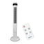 Igenix 43 Inch Digital Tower Fan 3 Speed Settings Remote Control - White