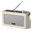 i-box Epoca Portable DAB/DAB+ And FM Radio With Bluetooth Speaker 2x 3W Stereo - Cream