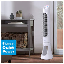 Honeywell Quiet Set Tower Fan With Remote Control - White