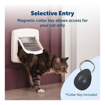 PetSafe Staywell Deluxe Magnetic Cat Flap 4 Way Locking Selective Entry Brown/Woodgrain