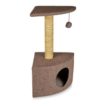 Petface Corner Cat Scratcher Large Breeds Dark Gray