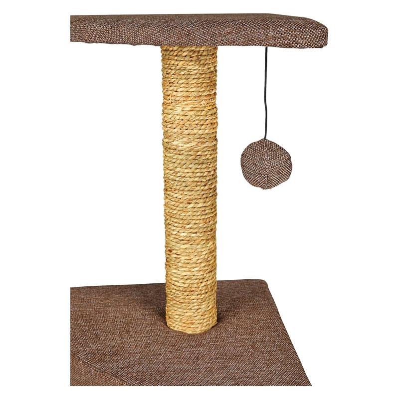 Petface Corner Cat Scratcher Large Breeds Dark Gray