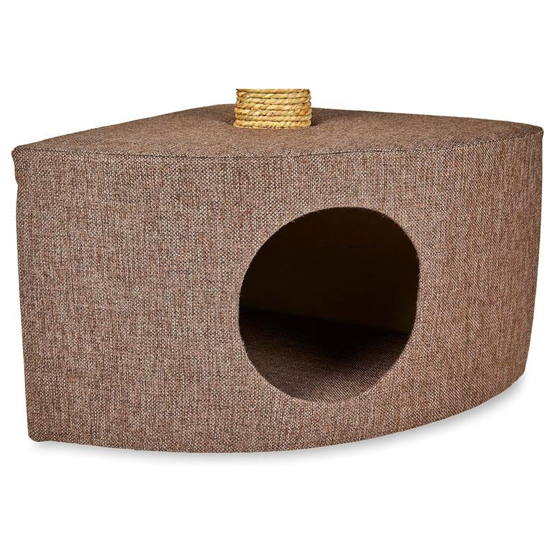 Petface Corner Cat Scratcher Large Breeds Dark Gray