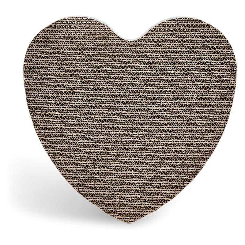 Petface Little Cardboard Heart Cat Scratcher