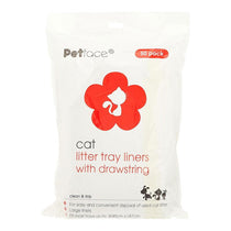 Petface Cat Litter Tray Drawstring Liners Large 50 Liners