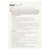 Petface Cat Litter Tray Drawstring Liners Large 50 Liners