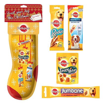 Pedigree Christmas Dog Stocking Mixed 375g With Treat And A Toy