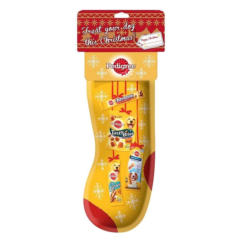 Pedigree Christmas Dog Stocking Mixed 375g With Treat And A Toy Secondary image