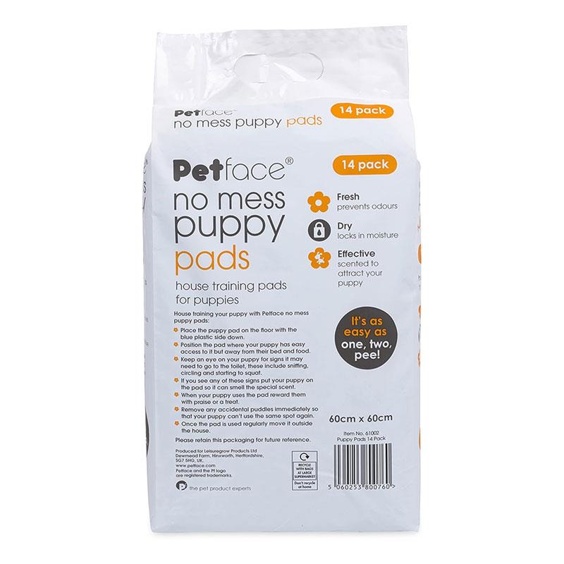 Petface No Mess Puppy Training Pads 14 Piece