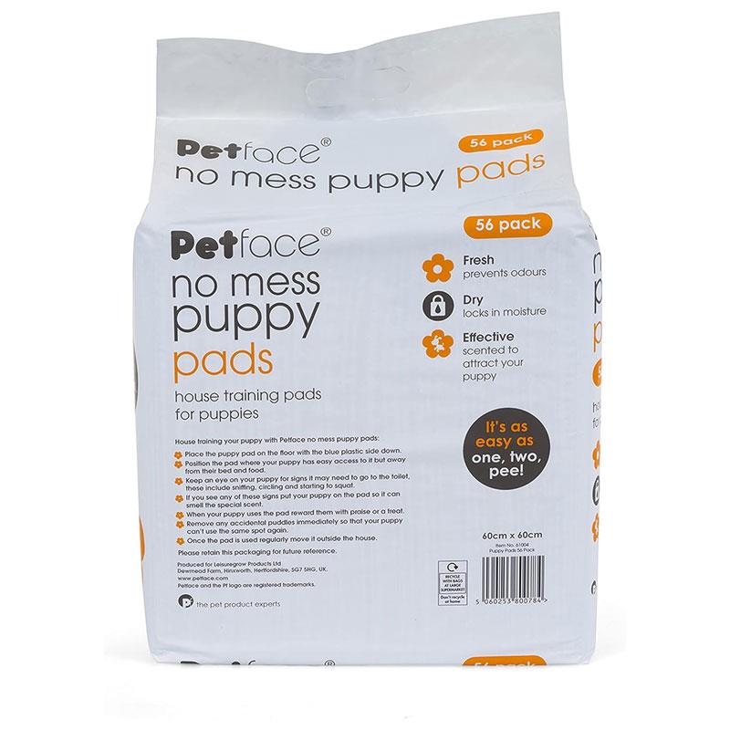Petface No Mess Puppy Training Pads 56 Piece