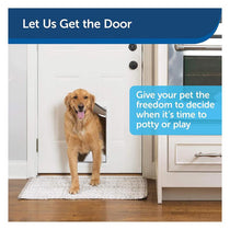 PetSafe Staywell Aluminium Pet Door Dog And Cat Flap Large White