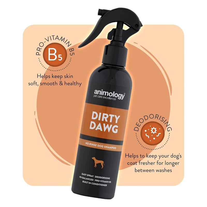 Animology Dirty Dawg No-Rinse Dog Shampoo 250ml