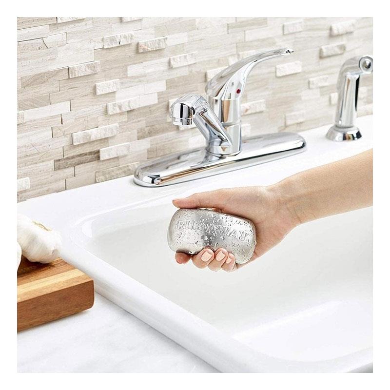 KitchenCraft MasterClass Odour-Eliminating Rub-A-Way Bar Stainless Steel - Silver