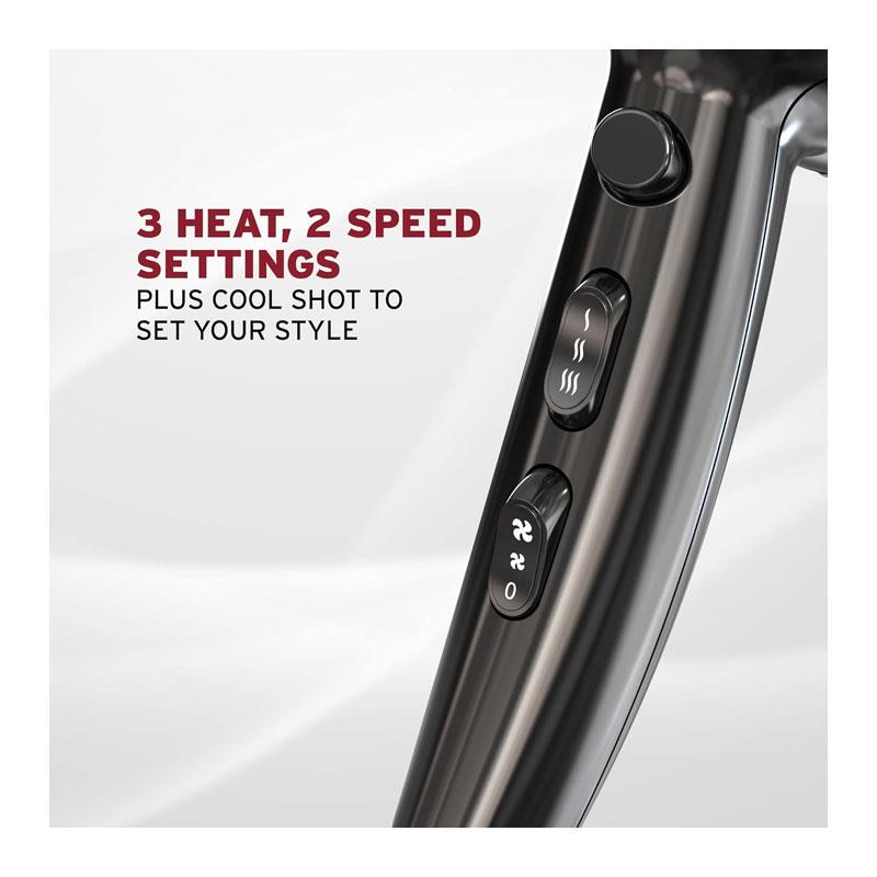 Wahl PowerPik 3000 Hair Dryer 3 Heat And 2 Speed Settings 3 Different Attachments 1800W Black