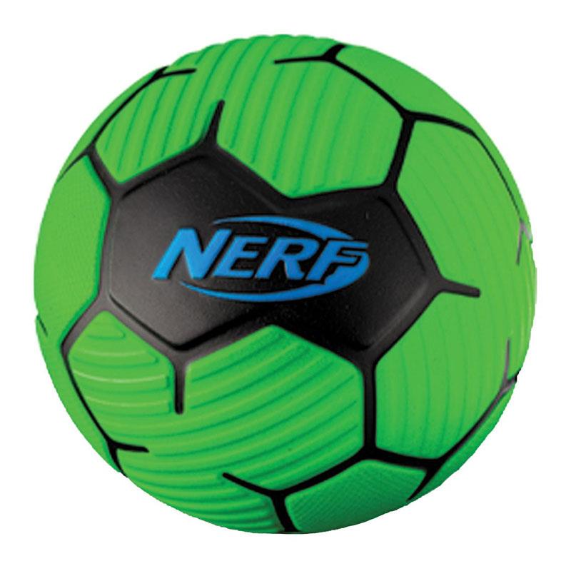 Nerf Proshot Foam Soccer Ball Ball Size 7 - Green/Black Secondary image