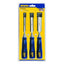 Irwin Marples M444 Chip Bevel Edge Chisel Set of 3 Blue