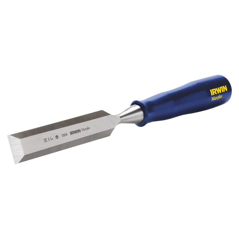 Irwin Marples M444 Chip Bevel Edge Chisel Set of 3 Blue