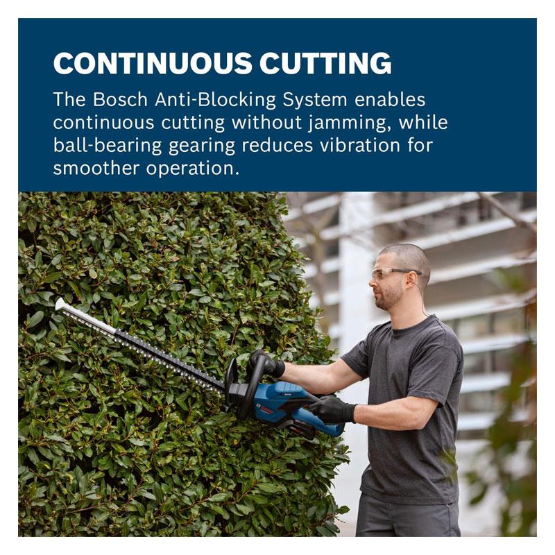 Bosch GHE 18V-50 Professional 18V Cordless Hedgecutter Body Only - Blue
