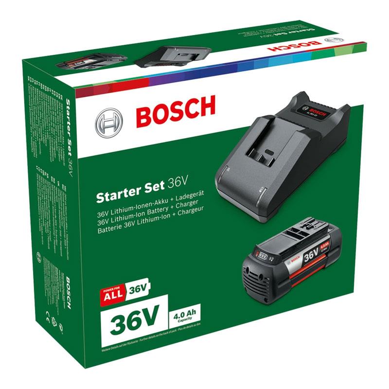 Bosch Starter Set 36V 4.0 Ah Lithium-ion Battery & AL 36V-20 Charger - Black