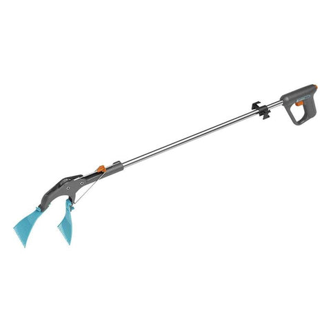 Gardena 4-in-1 Litter Picker Garden Grabber With Rake Spike And Scraper Attachments 945mm Recycled Plastic