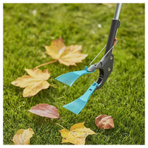 Gardena 4-In-1 Litter Picker Gripper Rake & Spike Tool Garden Waste Remover