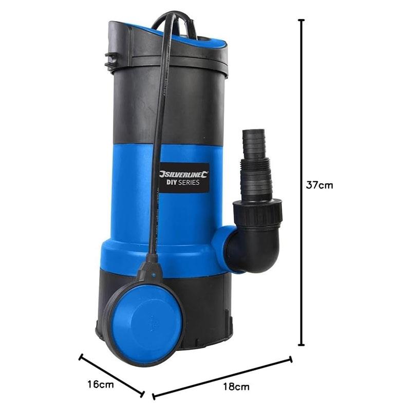 Silverline DIY Clean And Dirty Water Pump 750W Blue Secondary image