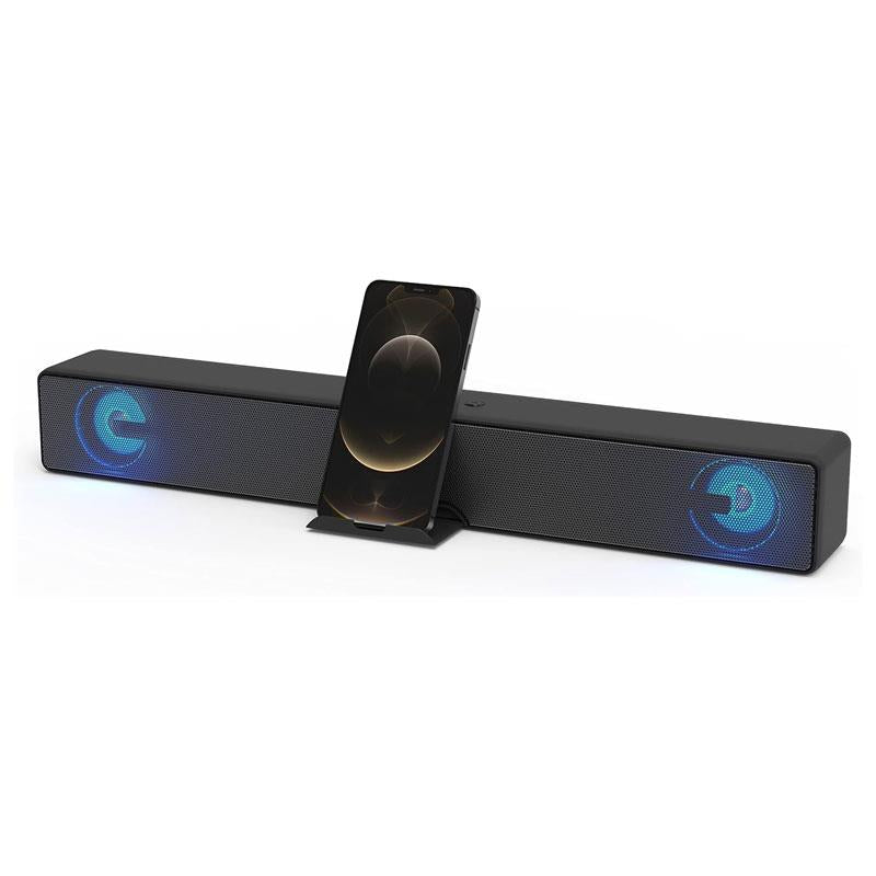 Groov-e Portable Bluetooth Soundbar USB TF Card AUX Playback Voice Assistant Speaker 20W Black Secondary image