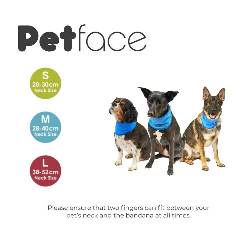 Petface Cooling Summer Pet Bandana Small Blue