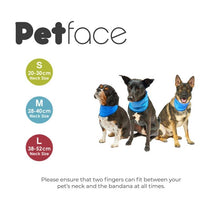 Petface Cooling Summer Pet Bandana Small Blue