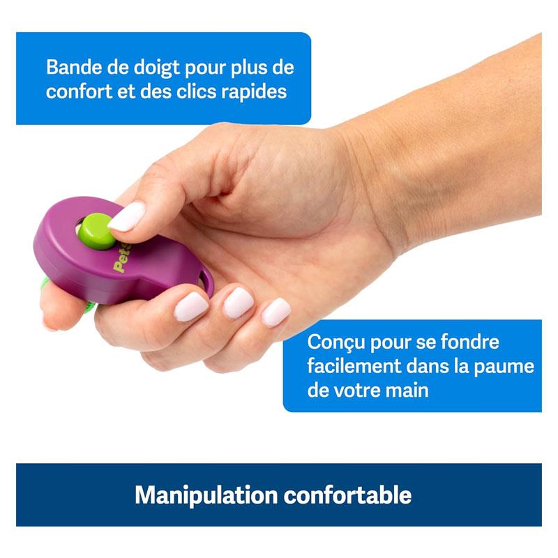 PetSafe Clik-R Training Tool Training Clicker For Dogs Purple