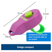 PetSafe Clik-R Training Tool Training Clicker For Dogs Purple