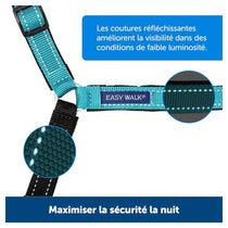 PetSafe Easy Walk Deluxe Harness For Dogs 1.8m Lead Large Ocean Blue