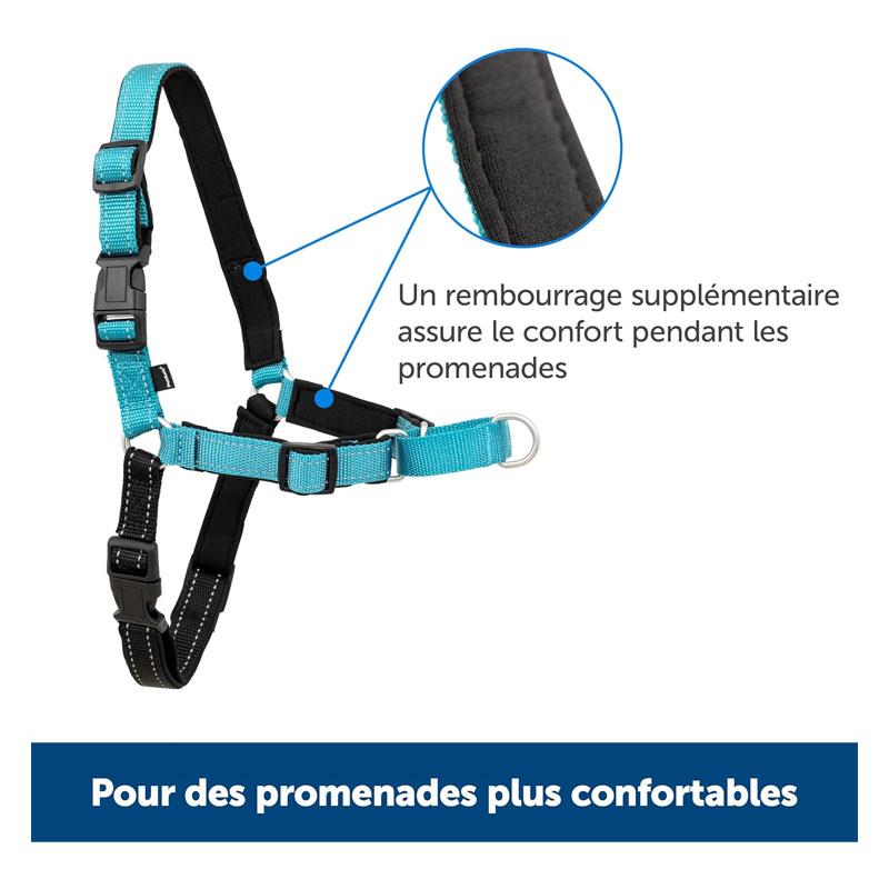 PetSafe Easy Walk Deluxe Harness For Dogs 1.8m Lead Large Ocean Blue