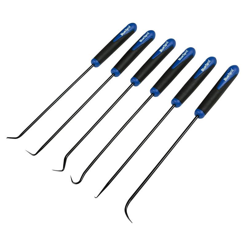 Blue Spot Tools Long Reach Pick And Hook Set 6 Piece