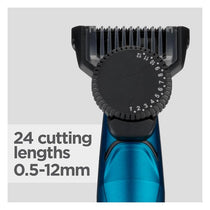 BaByliss Men Japanese Steel Stubble And Beard Trimmer Blue