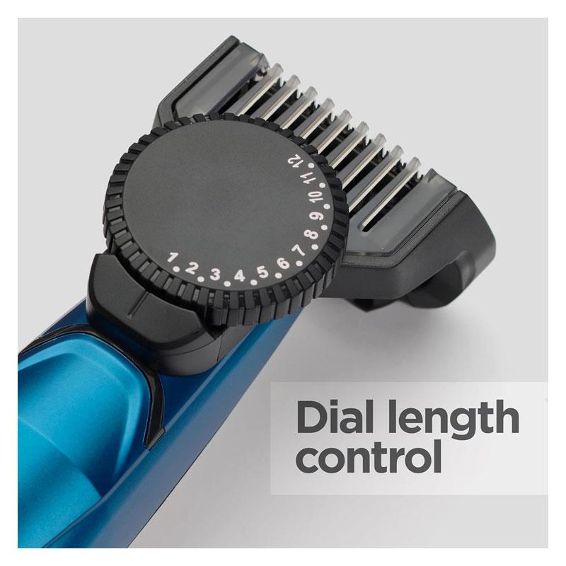 BaByliss Men Japanese Steel Stubble And Beard Trimmer Blue