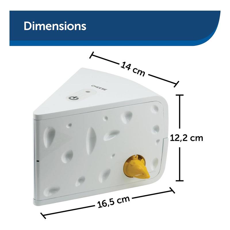 PetSafe Portable Cheese Automatic Cat Teaser Interactive Toys For Cats White
