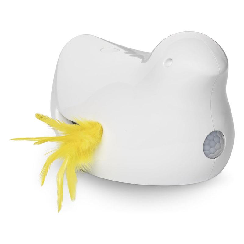 PetSafe Peek-A-Bird Electronic Cat Toy Bird And Mouse Hunt Indoor Cat Toys White Main image