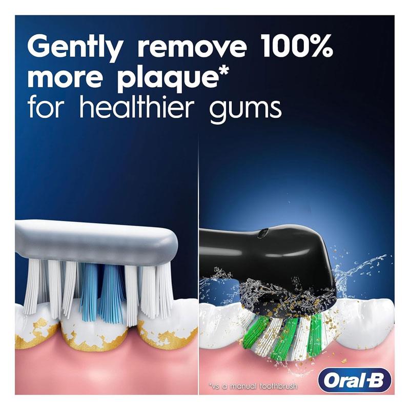Oral-B Pro 3 3900 Duo Cross Action Electric Rechargeable Toothbrush Travel Case Black Secondary image
